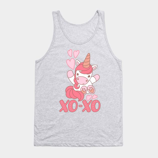 Xo-xo Unicorn Tank Top by Mashmuh